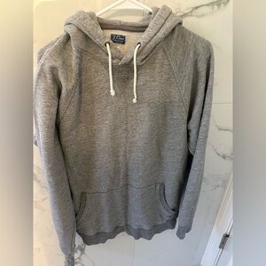 J.Crew Vintage Fleece Hoodie Men’s Large Gray Pullover